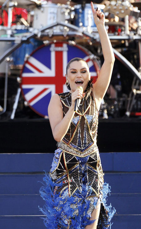 Celebrities perform at the Diamond Jubilee concert