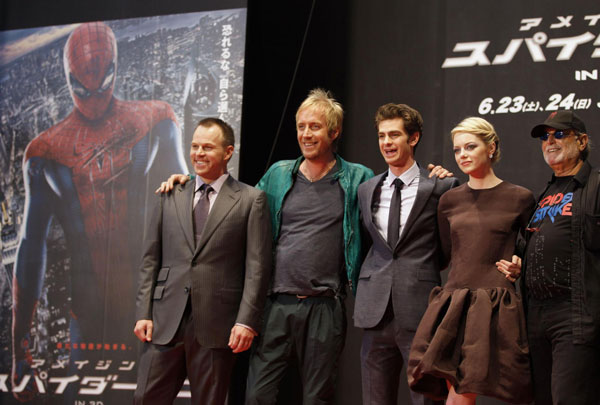 'The Amazing Spider-Man' premieres in Tokyo