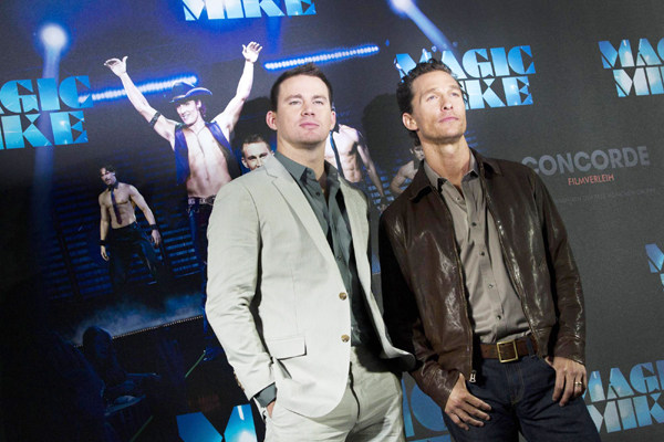 McConaughey promotes 'Magic Mike'