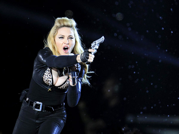 Madonna's MDNA world tour in Brussels