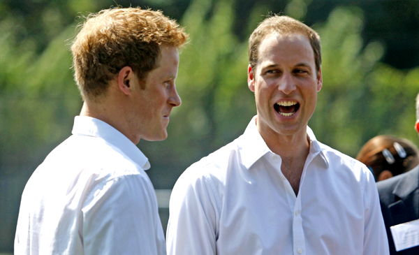 Prince William tries out his football skills