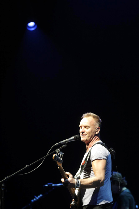 Sting's 'Back to Bass' tour in Riga