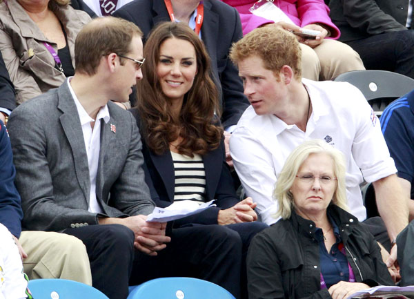 Prince William and Kate cheer at Olympics