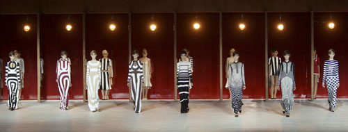 Black, white and printed all over at Fashion Week