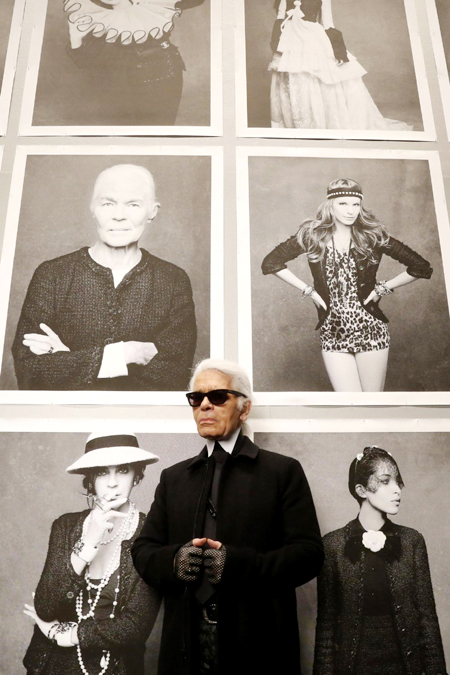 Karl Lagerfeld's photo exhibition 'Little Black Jacket'