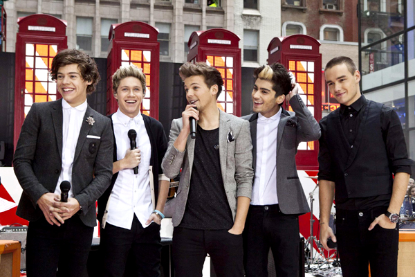 'One Direction' performs on NBC's Today show