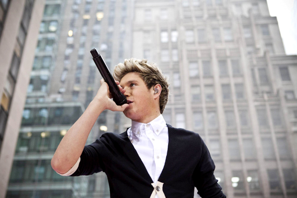 'One Direction' performs on NBC's Today show