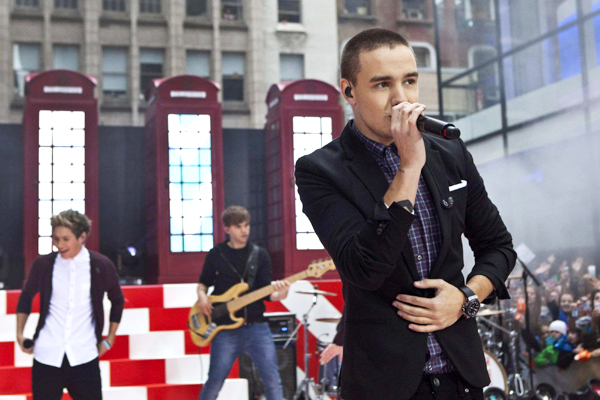 'One Direction' performs on NBC's Today show