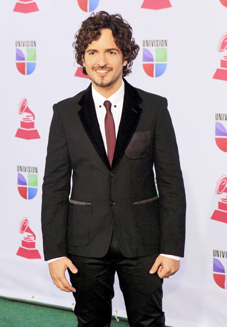 Singers arrive at Latin Grammy Awards