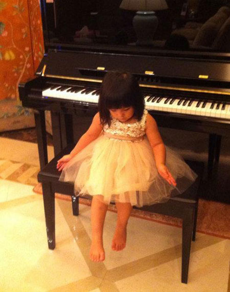 Latest photo album of Li Xiang's daughter