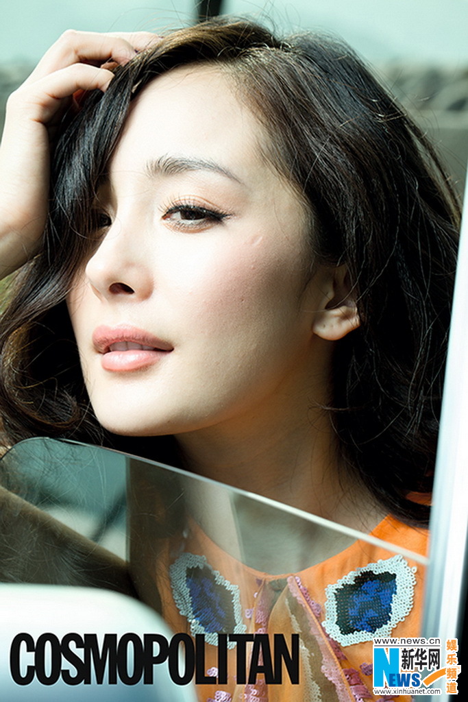 Yang Mi poses for COSMOPOLITAN Hong Kong