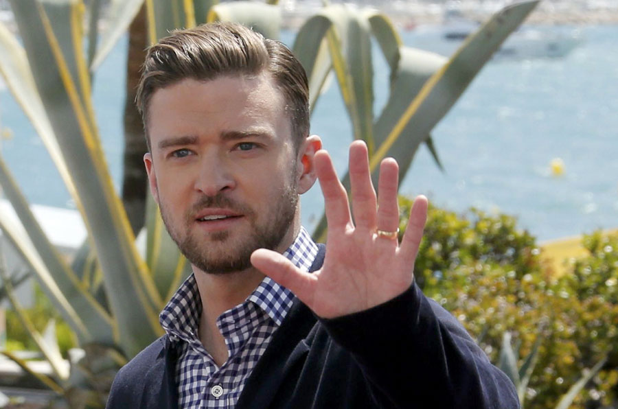 Timberlake poses at photocall for 'Inside Llewyn Davis'