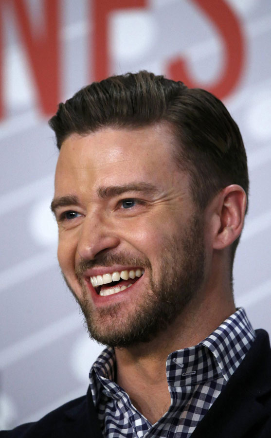 Timberlake poses at photocall for 'Inside Llewyn Davis'