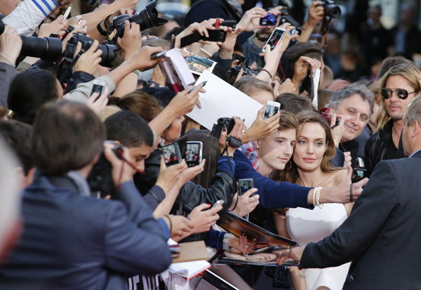 Brangelina promotes 'World War Z' in Berlin