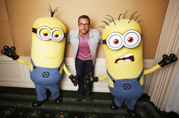 Steve Carell promotes 'Despicable Me 2'