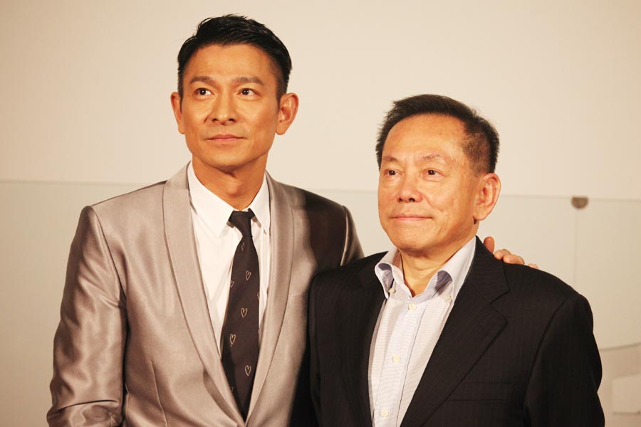 Andy Lau promotes upcoming 'Firestorm' in BJ