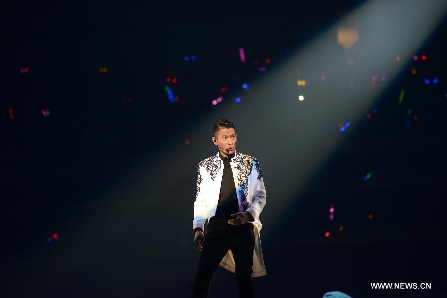 Highlights of pop star Andy Lau's concert tour in Nanjing