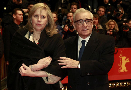 Cast and Scorsese at screening of movie 