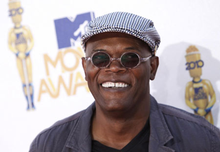 Samuel L. Jackson attends the 2010 MTV Movie Awards