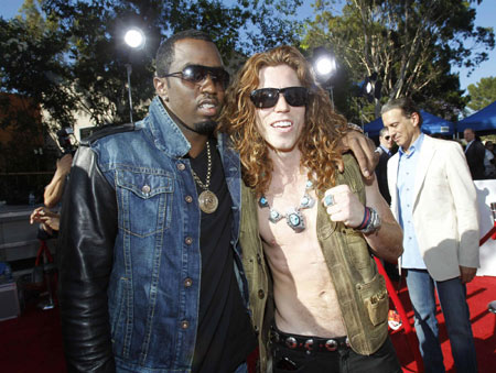 Sean Combs and Sean White attend the 2010 MTV Movie Awards