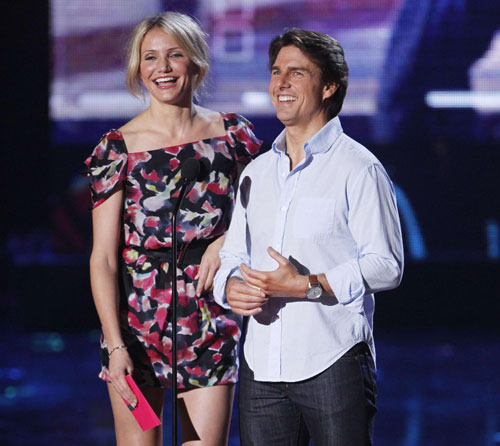 Cameron Diaz and Tom Cruise at 2010 MTV Movie Awards