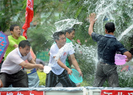 Get drenched at Water Splashing Festival