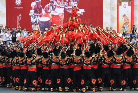 Intangible cultural heritage festival in Chengdu