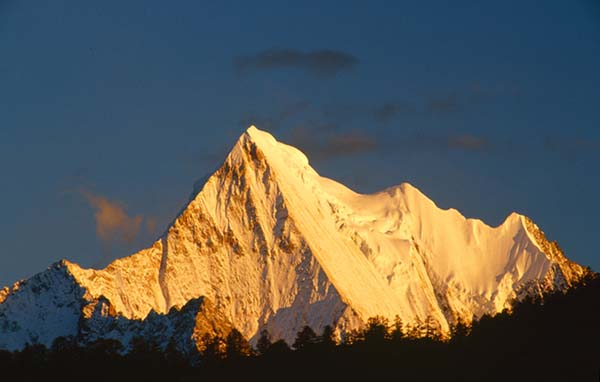 Xianuoduoji Peak at Yading, Daocheng Couty, Sichuan Province