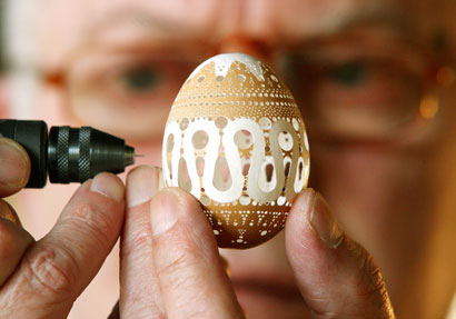 The art of Easter egg shell