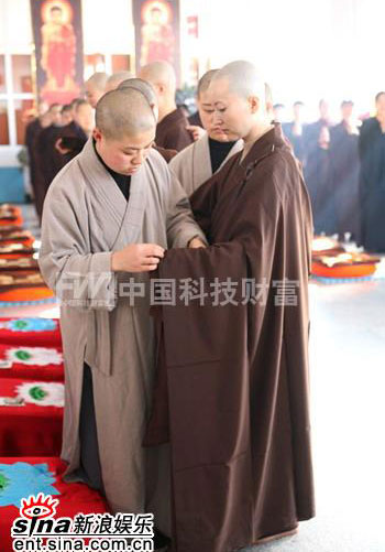 Actress starring Lin Daiyu becomes nun