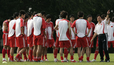 China undergo training for Asian Cup