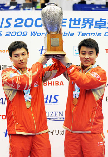 Team China sweeps all 5 golds at Table Tennis Worlds