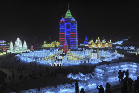 Harbin Ice and Snow World opens to tourists