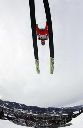 Ski jumping tournament held in Oberstdorf