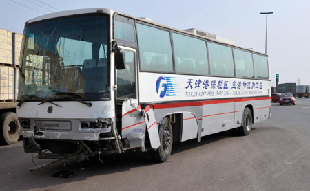 Nine killed after man seizes bus