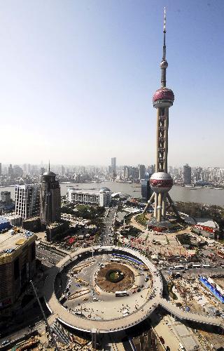 Shanghai's Pedestrian Overpass to open