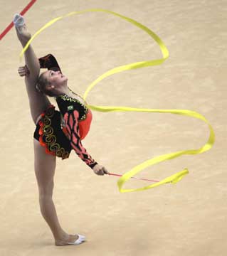 Beautiful moments in Rhythmic Gymnastics