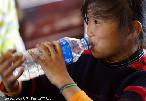 School life goes on through drought