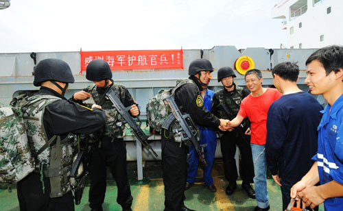 Navy conducts anti-piracy drill