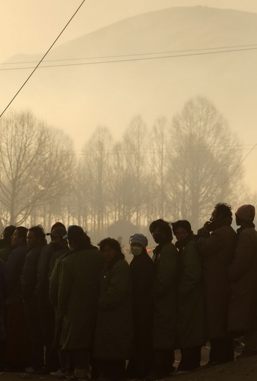 Quake zone enveloped in peaceful morning lights