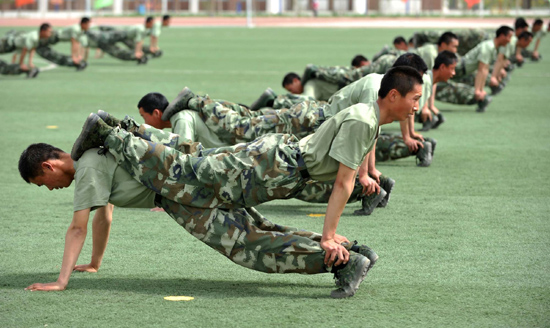 Military sports games held in NW China