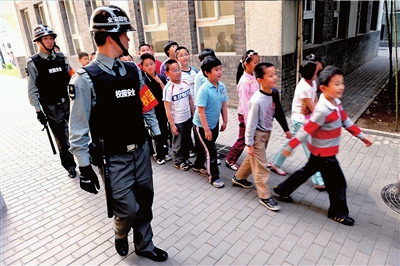 China increases safety measures around campuses