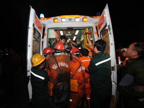 6 rescued from flooded coal mine in N China