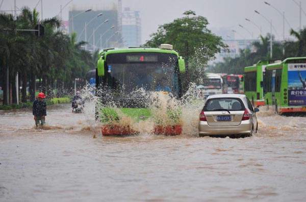 Heavy rains hit Guangxi