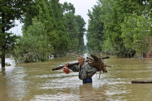 Flood victims in southern China