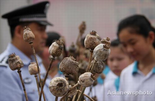 Police lead anti-drug campaign in E China