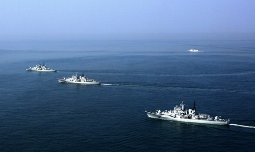 Chinese navy organizes military drill in E Sea