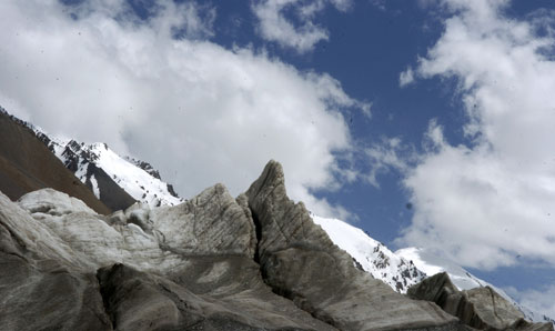 Melting glaciers in NW China