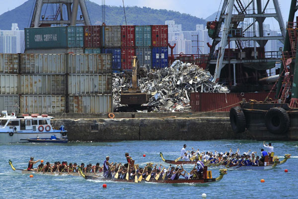 International Dragon Boat Races held in HK