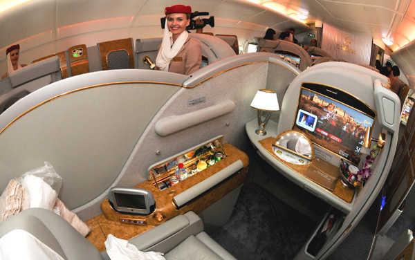 Emirates Airlines launch first A380 service in China